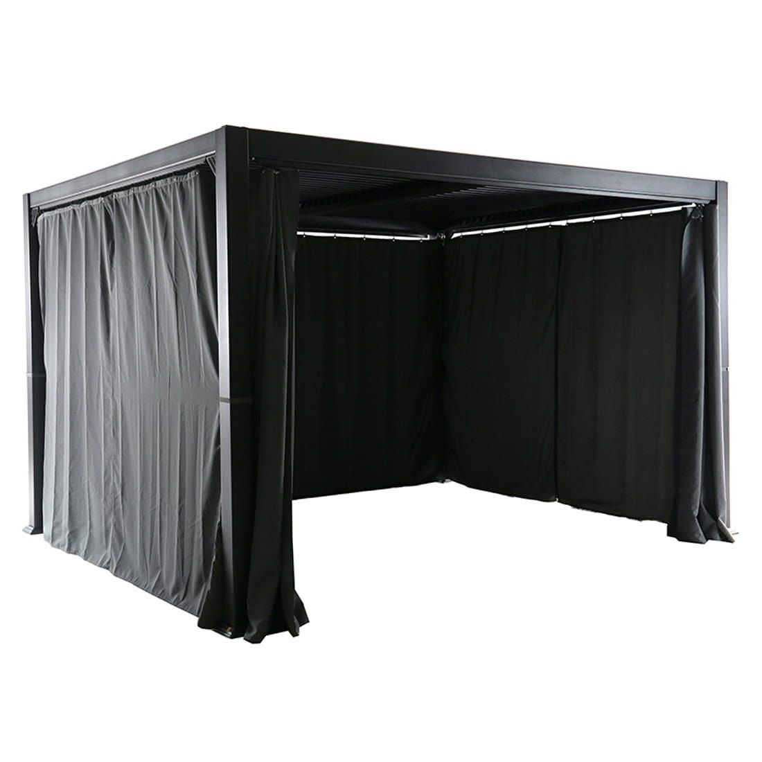 MWH Kiosko Gartenpergola 360cm Aluminium/Polyester