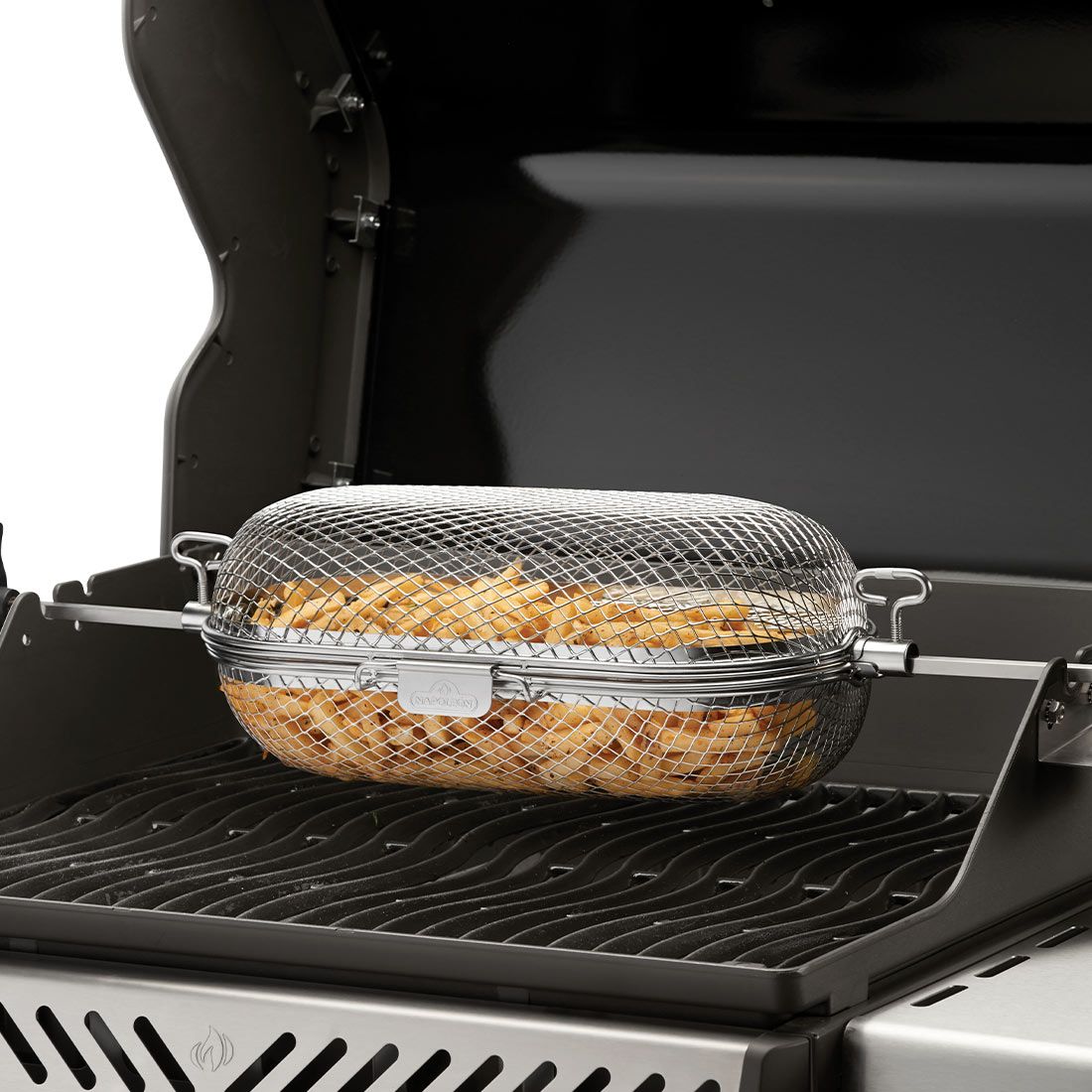 Napoleon Drehspieß Grillkorb