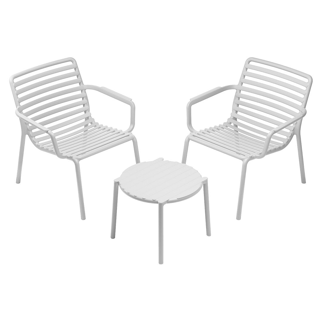 Nardi Doga Beistelltisch Garten Ø49,5cm Kunststoff