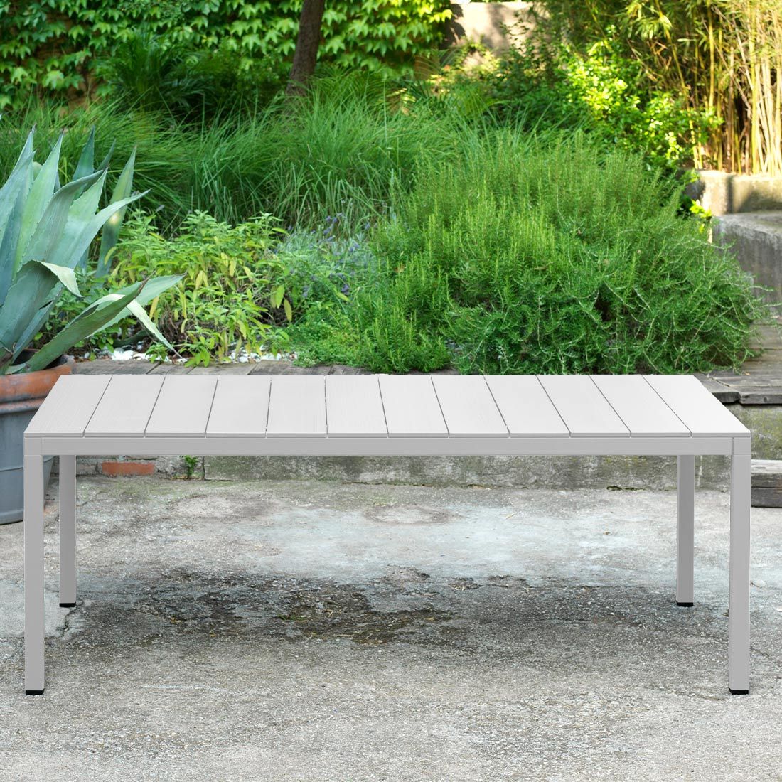 Nardi Rio Ausziehtisch 210/280x100cm Aluminium