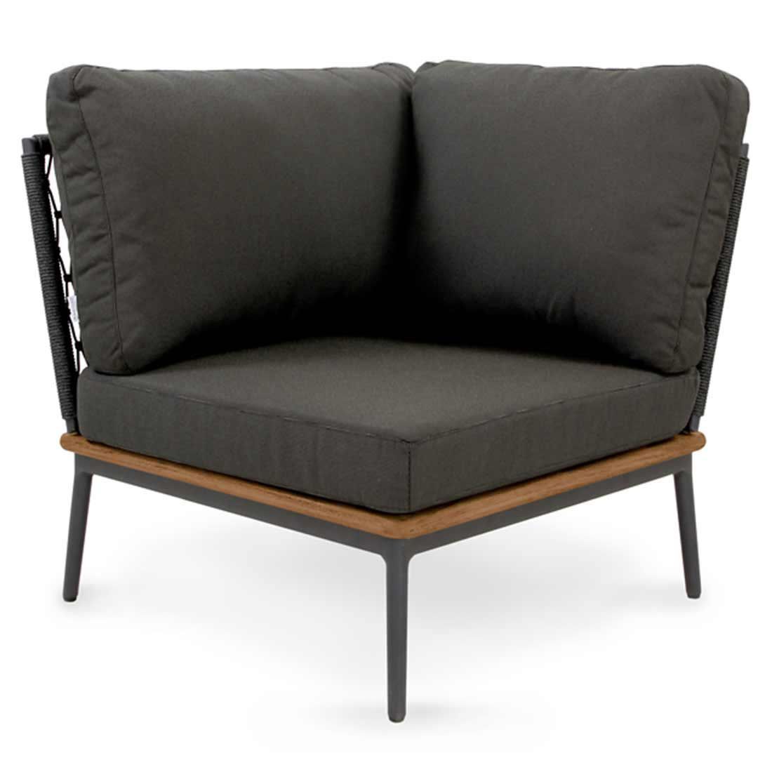 Niehoff Freeport Ecklounge 4-tlg. mit Tisch 89x89cm