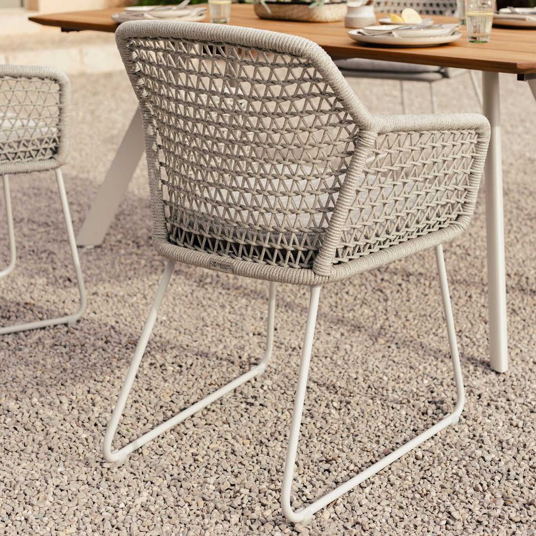 Niehoff Lido Gartensessel Aluminium mit Sitzkissen