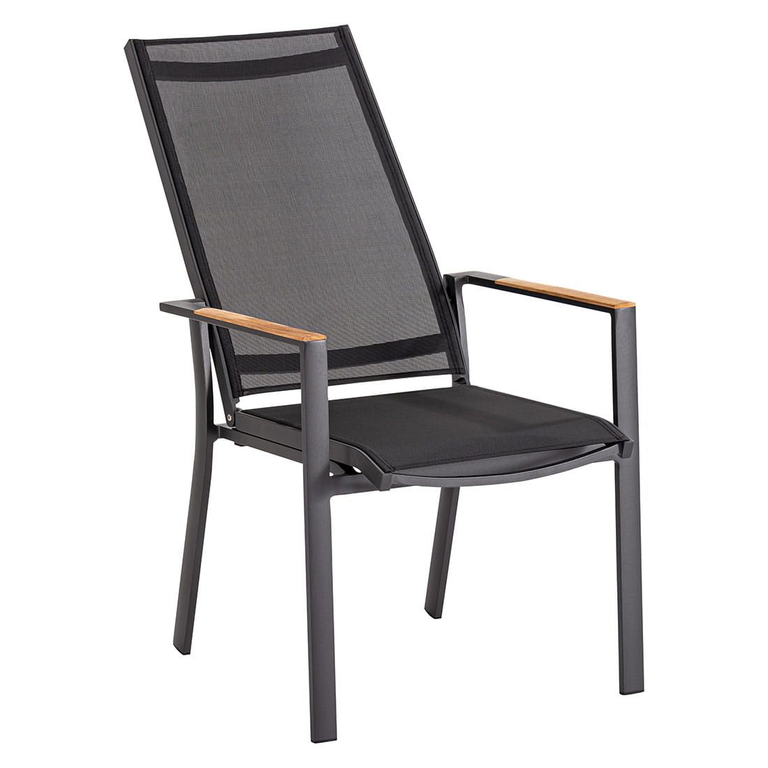 Niehoff Palos Flex Gartensessel verstellbar Aluminium/Textilene