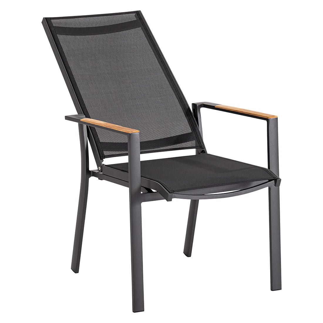 Niehoff Palos Flex Gartensessel verstellbar Aluminium/Textilene