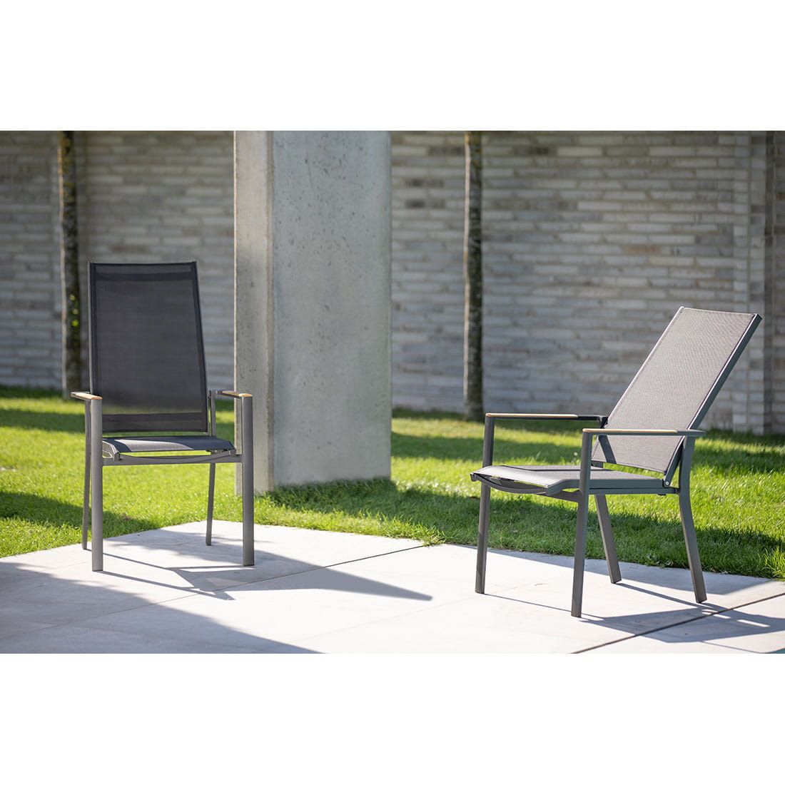 Niehoff Palos Flex Gartensessel verstellbar Aluminium/Textilene