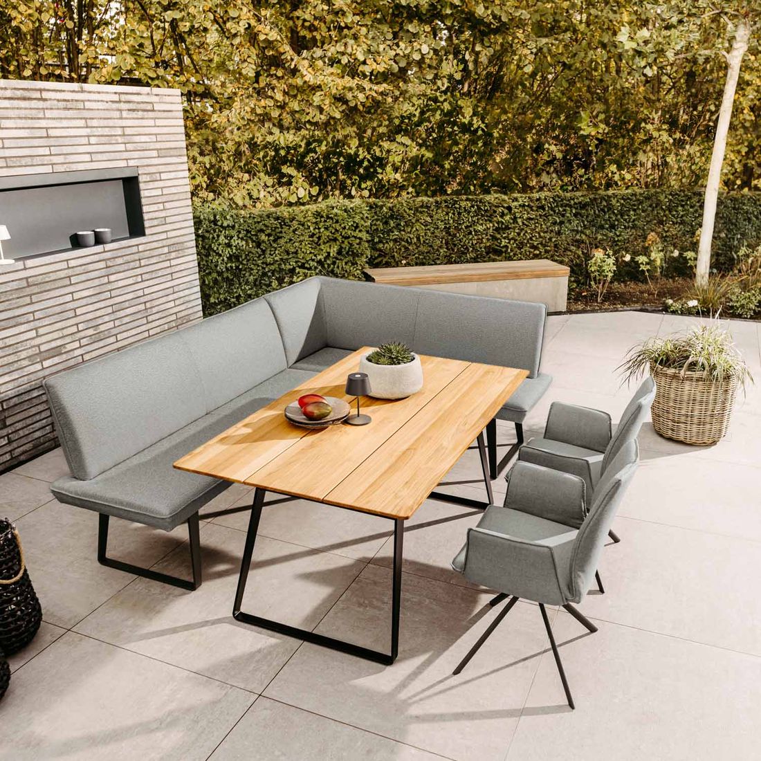 Niehoff Portofino Gartenmöbel-Set M (5 Plätze) Tisch 160x95cm