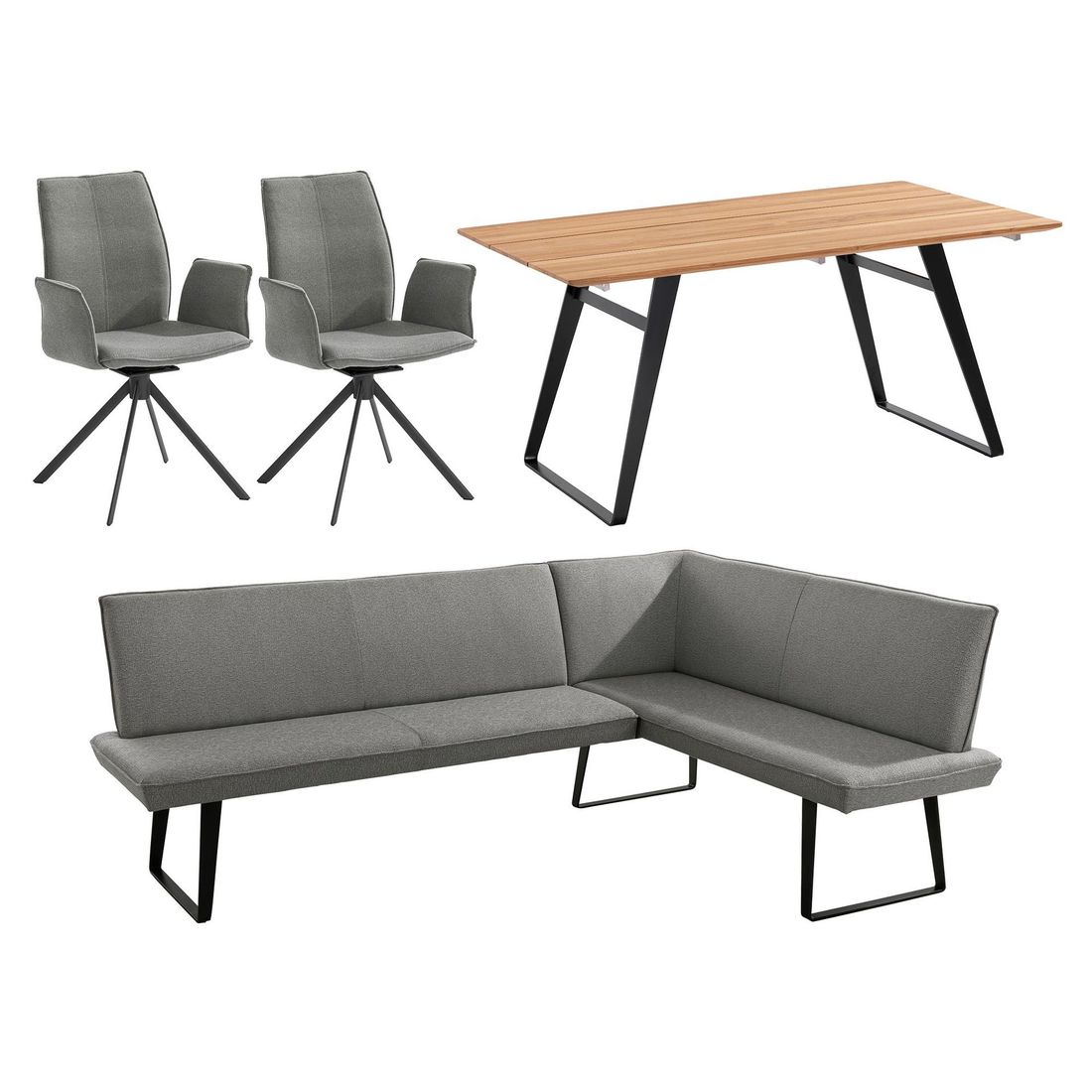 Niehoff Portofino Gartenmöbel-Set M (5 Plätze) Tisch 160x95cm