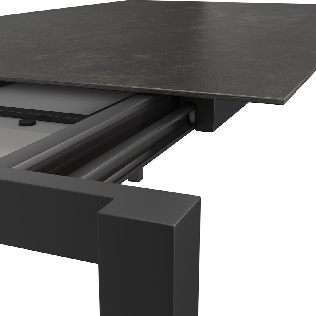 OUTLIV. Ausziehtisch 160/217/267x92 cm Edelstahl/Glaskeramik