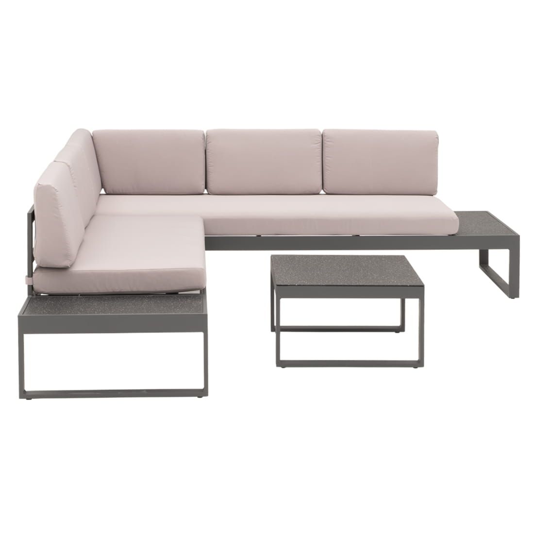 OUTLIV. Brescia Ecklounge Aluminium/Polster