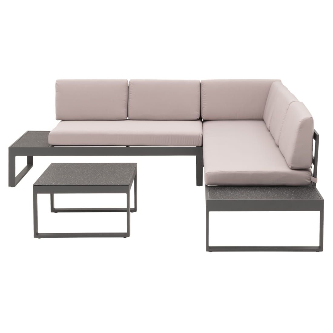 OUTLIV. Brescia Ecklounge Aluminium/Polster