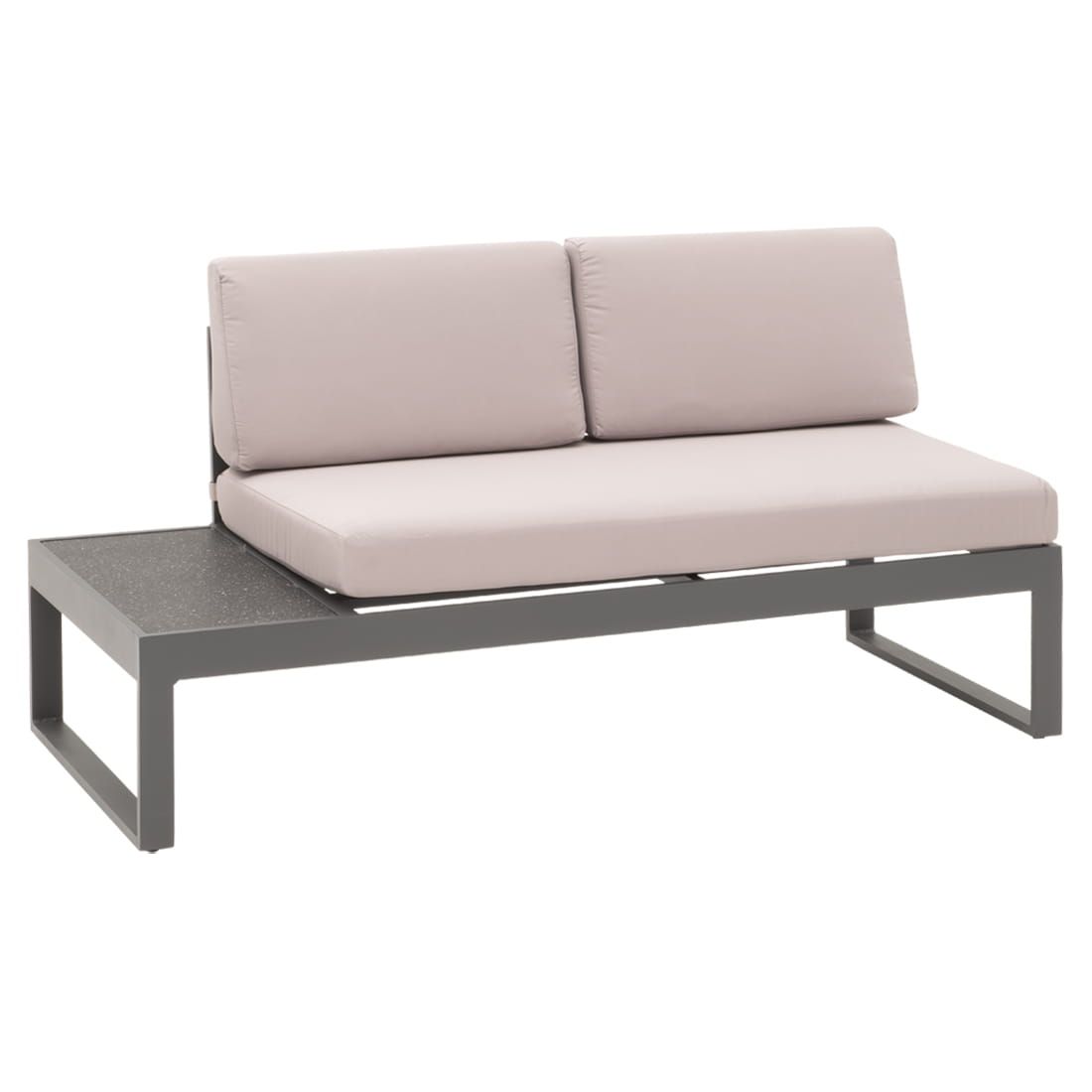 OUTLIV. Brescia Ecklounge Aluminium/Polster