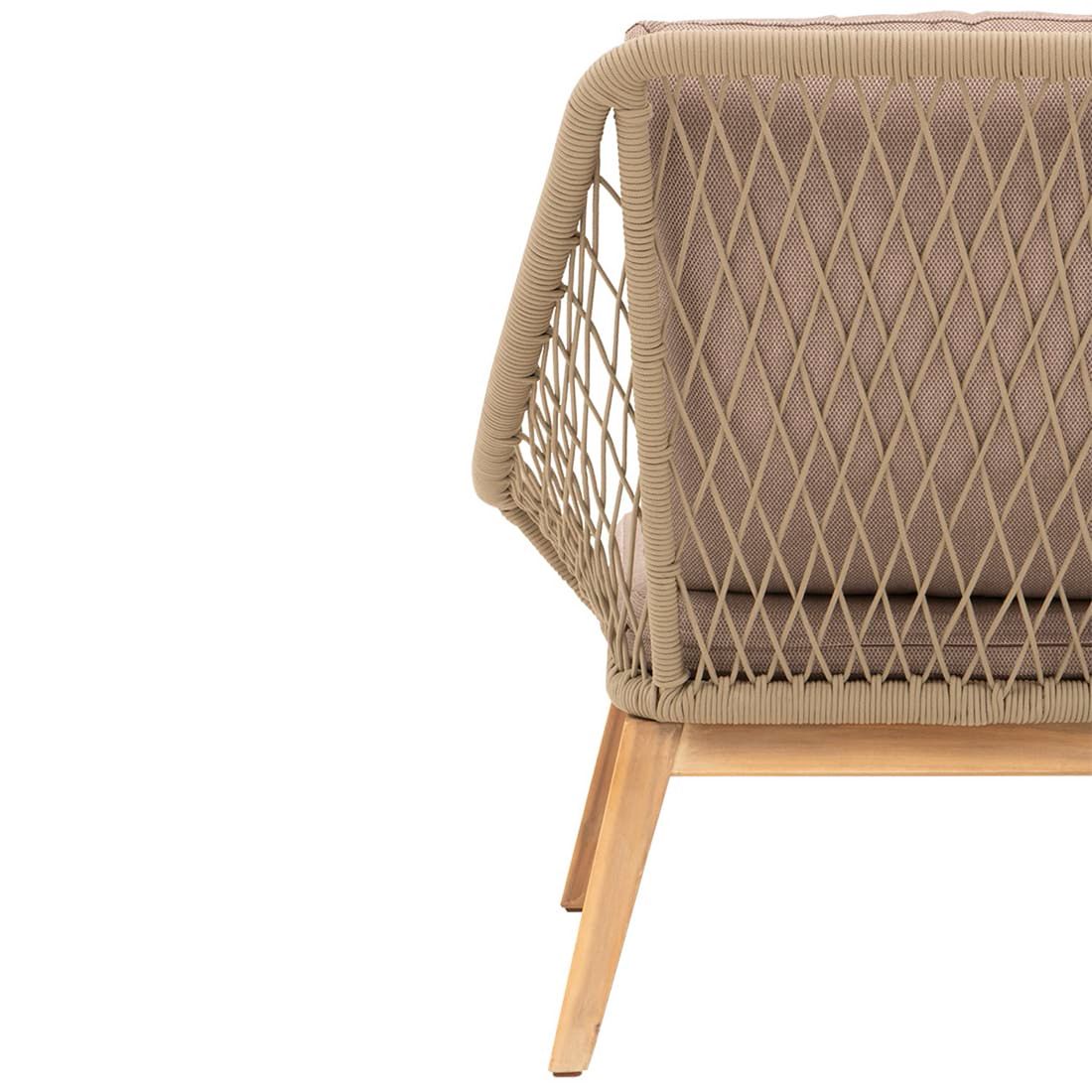 OUTLIV. Danao Loungeset inkl. Loungetisch Akazie/Rope