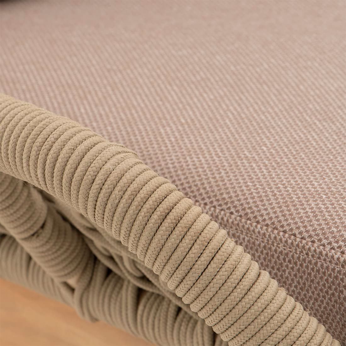 OUTLIV. Danao Loungeset inkl. Loungetisch Akazie/Rope