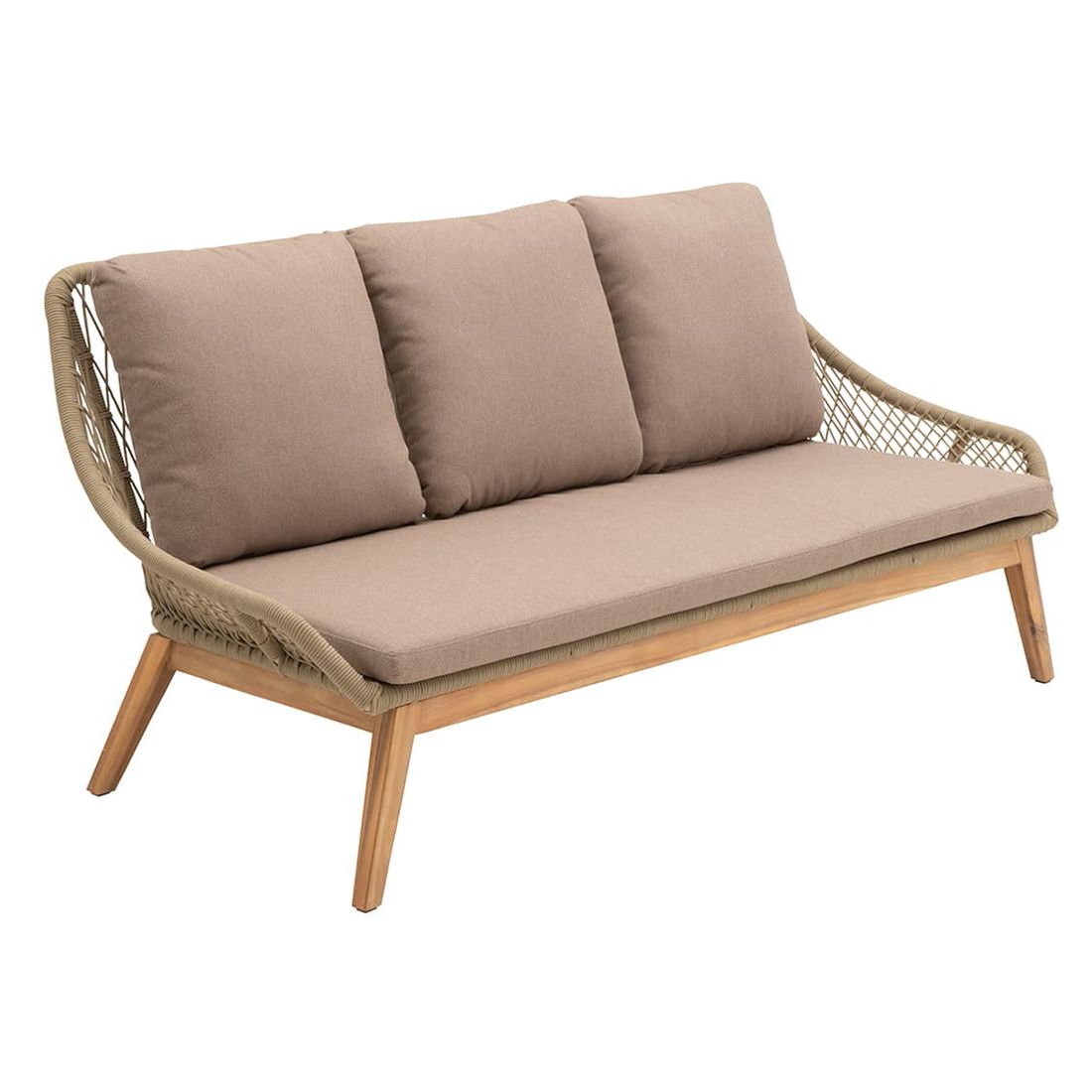 OUTLIV. Danao Loungeset inkl. Loungetisch Akazie/Rope