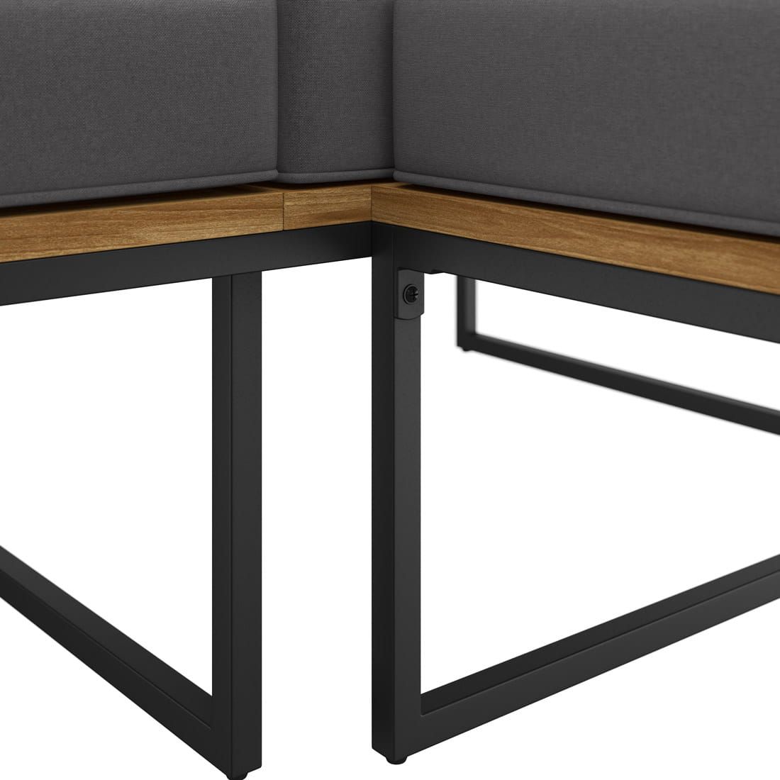 OUTLIV. Floris Dininglounge Stahl/Kunstfaser