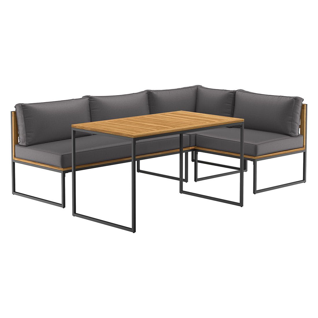 OUTLIV. Floris Dininglounge Stahl/Kunstfaser