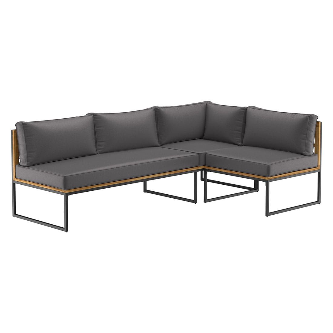 OUTLIV. Floris Dininglounge Stahl/Kunstfaser