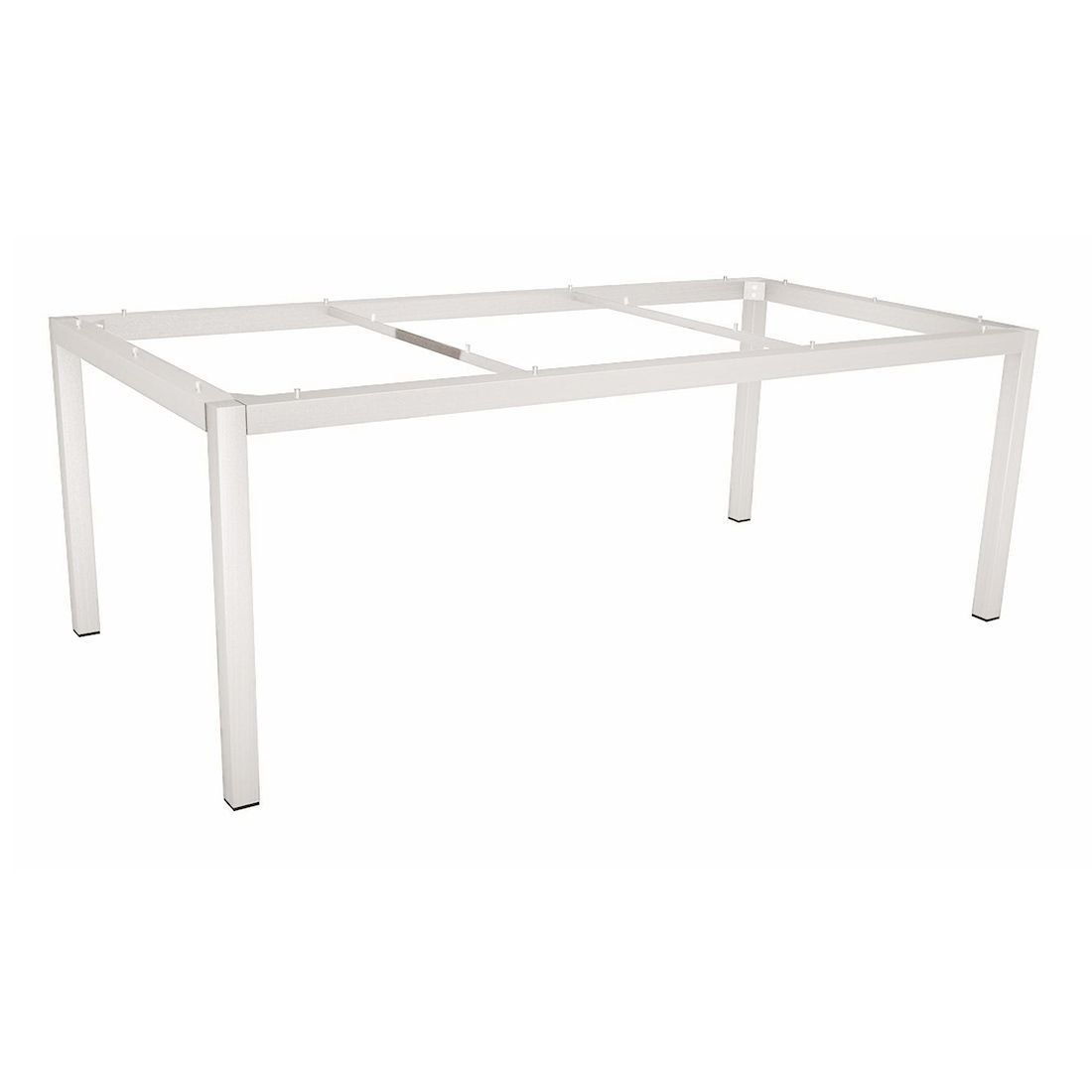 Stern Gartentisch 200x100cm Aluminium/Teak