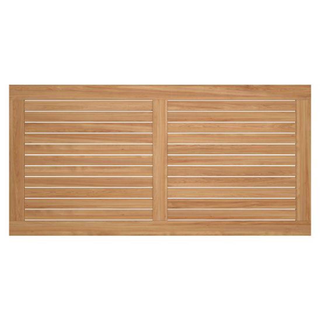 Stern Gartentisch 200x100cm Aluminium/Teak