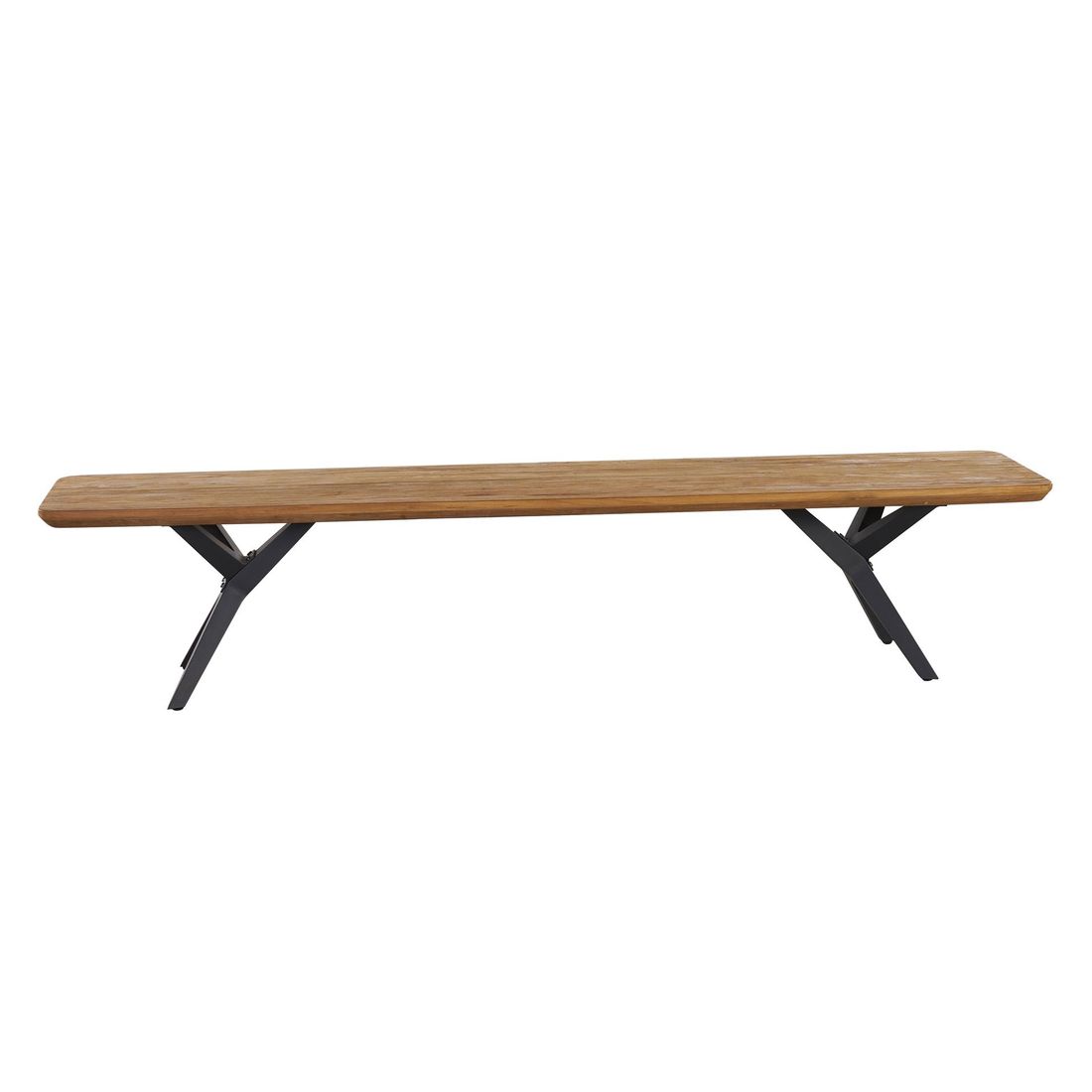OUTLIV. Hudson Gartenbank Aluminium/Teak recycelt