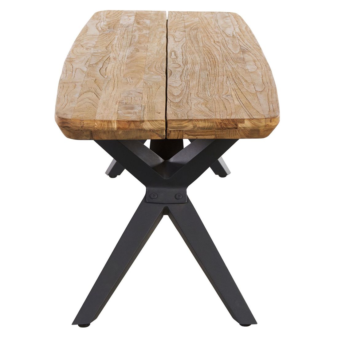 OUTLIV. Hudson Gartenbank Aluminium/Teak recycelt