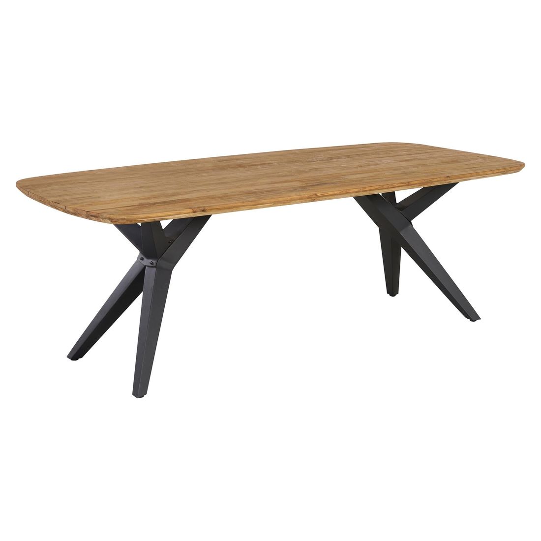 OUTLIV. Hudson Gartentisch 220x100cm Aluminium/Teak recycelt