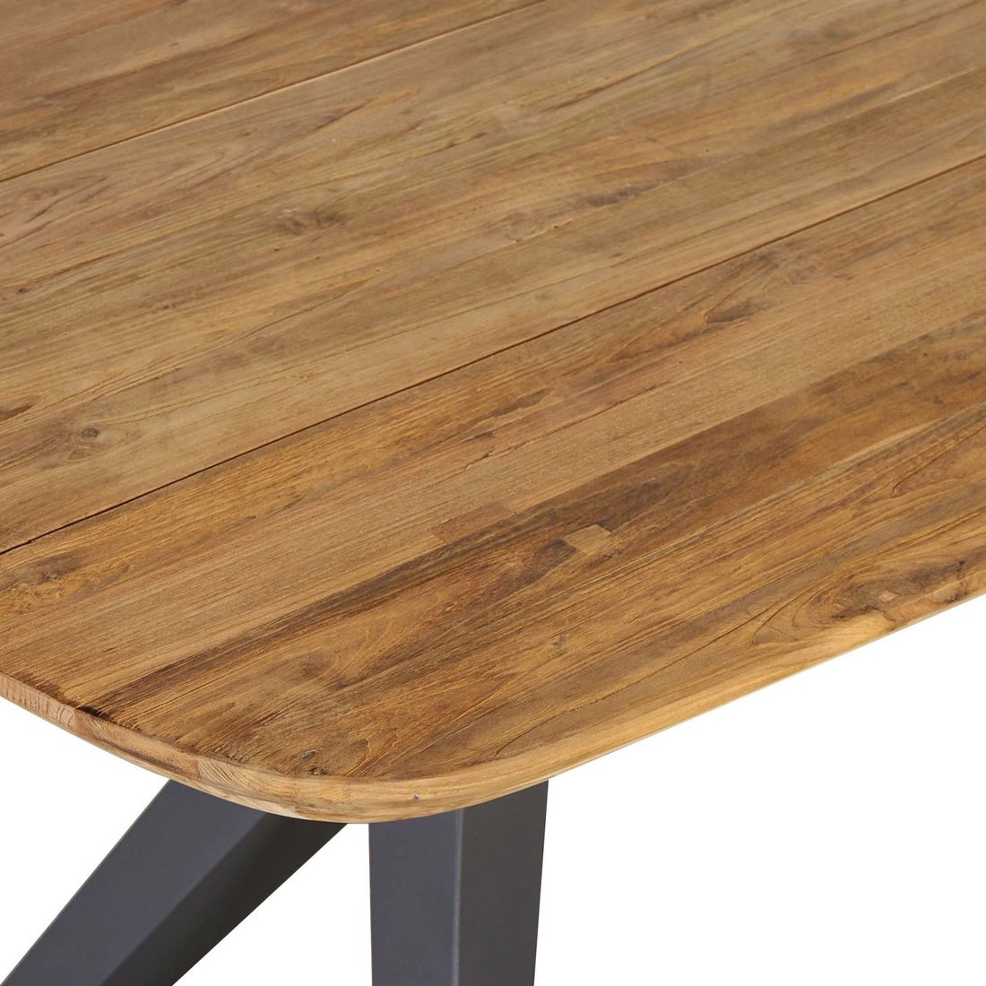 OUTLIV. Hudson Gartentisch 220x100cm Aluminium/Teak recycelt