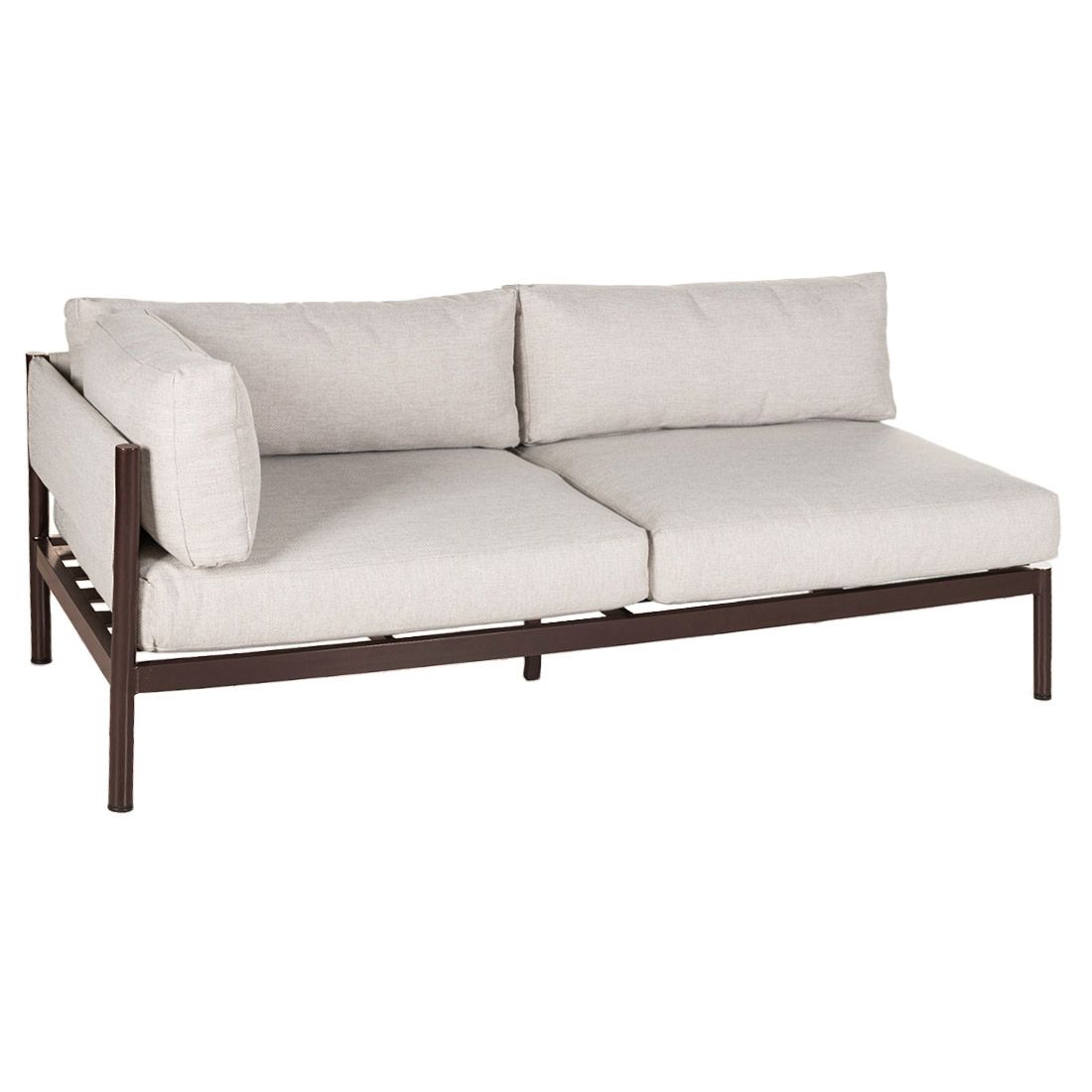 OUTLIV. Ecklounge inkl. Loungetisch Aluminium/Polypropylen