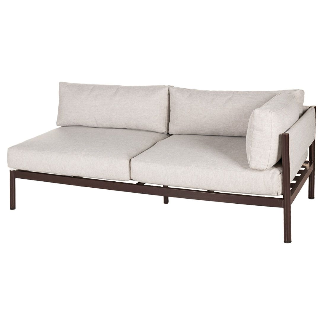 OUTLIV. Ecklounge inkl. Loungetisch Aluminium/Polypropylen