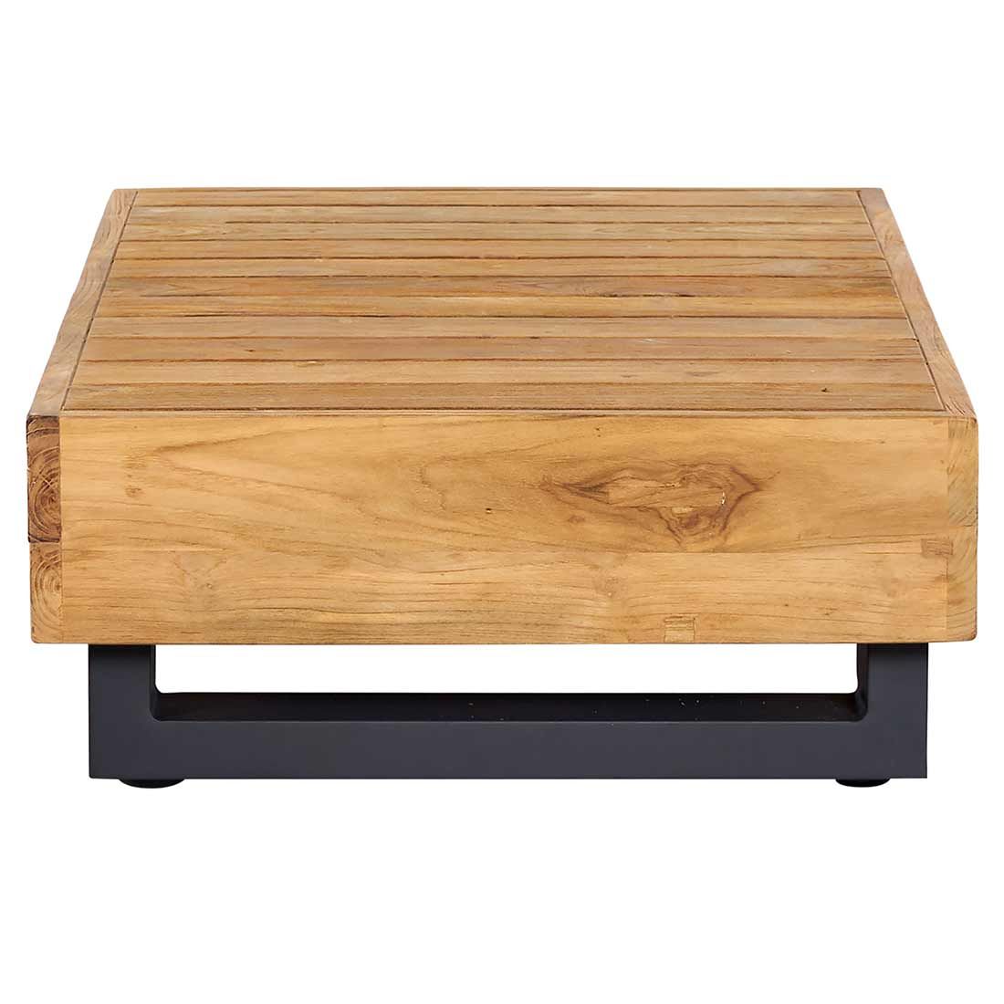 OUTLIV. Madrid Loungetisch 100x60cm Aluminium/Teak Recycelt