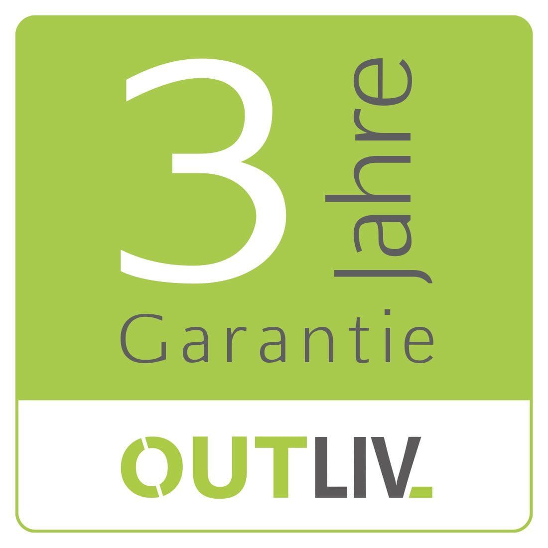 OUTLIV. Madrid Loungetisch 100x60cm Aluminium/Teak Recycelt
