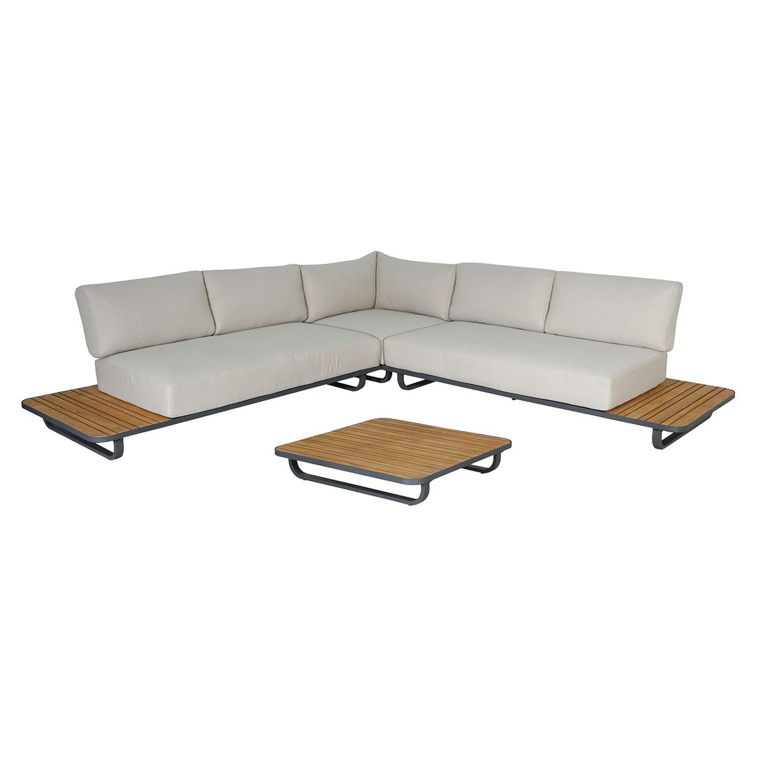 OUTLIV. Malibu Ecklounge inkl. Loungetisch Aluminium/Polyester