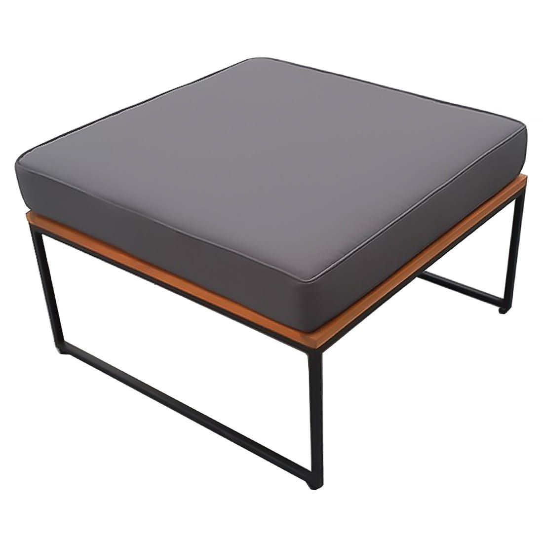OUTLIV. Maui Loungehocker Stahl/Akazie/Polster