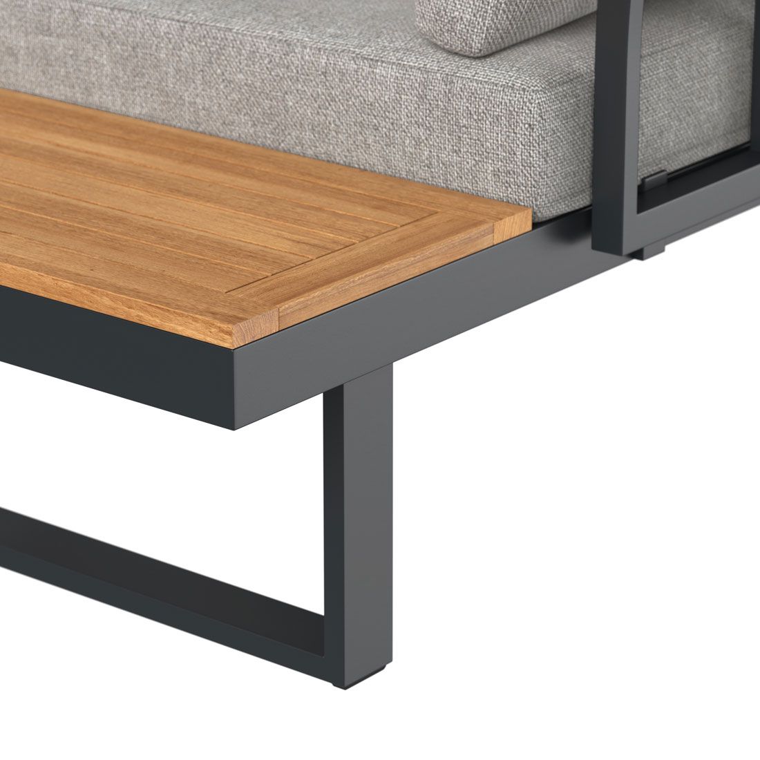 OUTLIV. Naxos Ecklounge inkl. Loungetisch Aluminium/Polyester