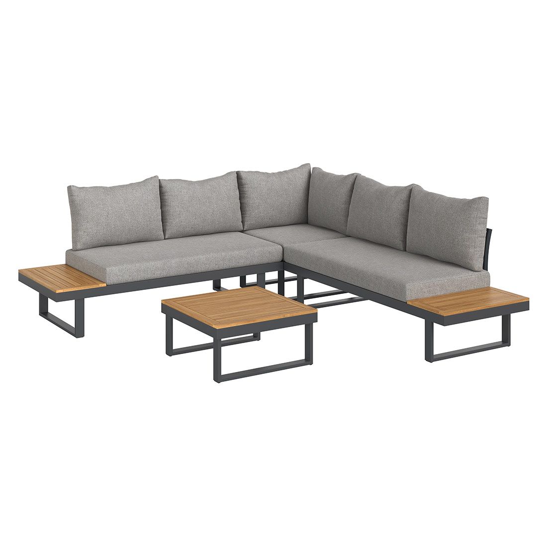 OUTLIV. Naxos Ecklounge inkl. Loungetisch Aluminium/Polyester