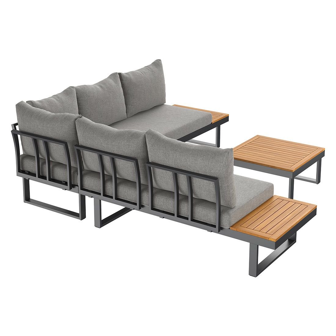 OUTLIV. Naxos Ecklounge inkl. Loungetisch Aluminium/Polyester