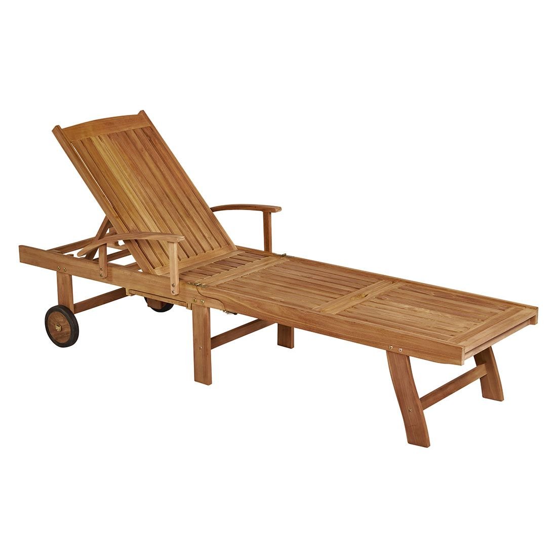 OUTLIV. Ontario Gartenliege verstellbar Teak