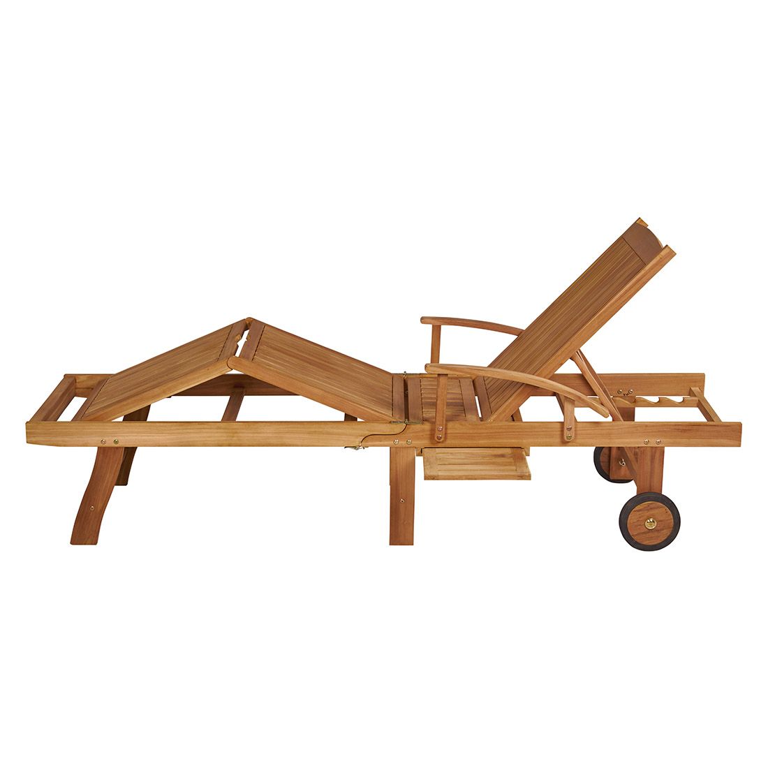 OUTLIV. Ontario Gartenliege verstellbar Teak