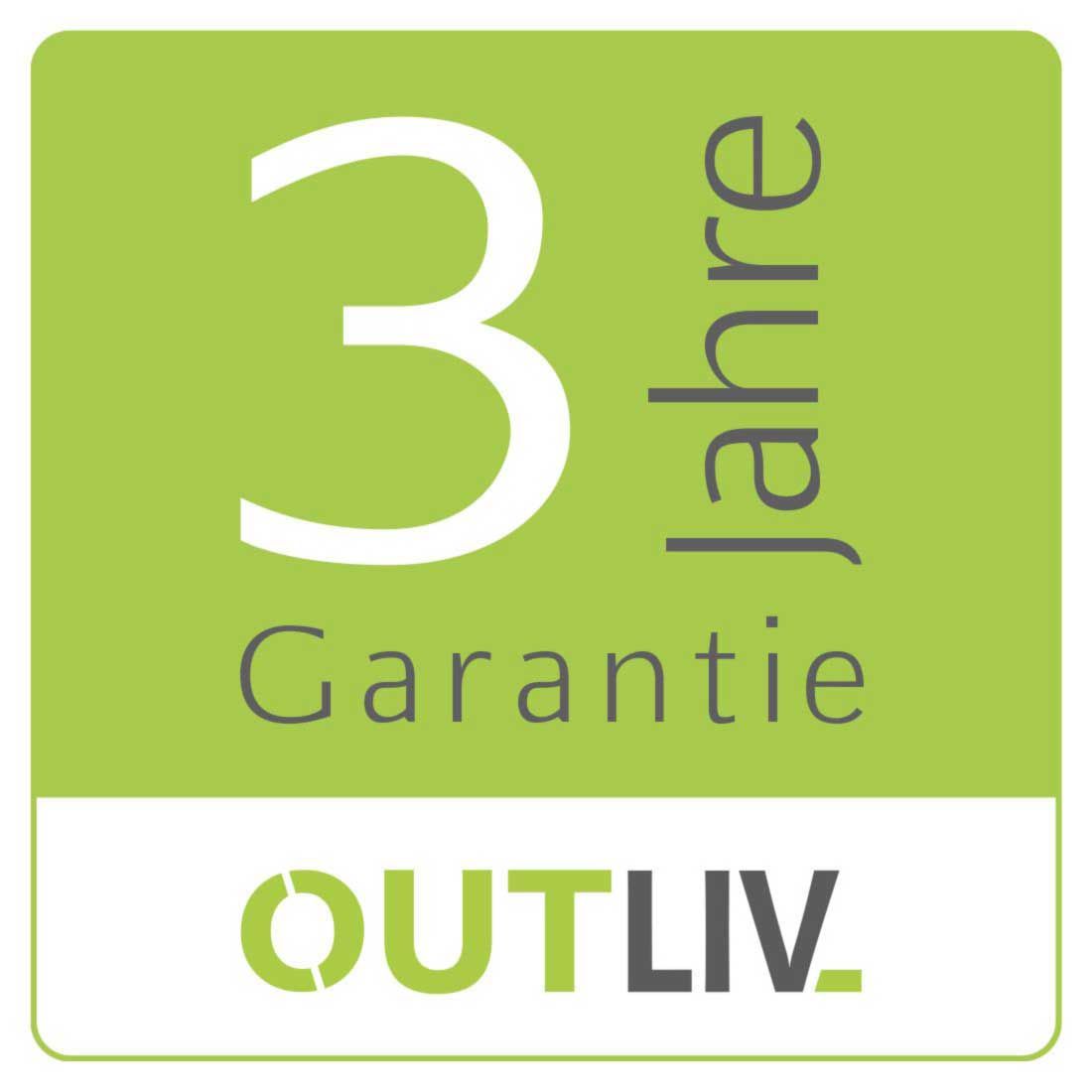 OUTLIV. Ontario Gartenliege verstellbar Teak