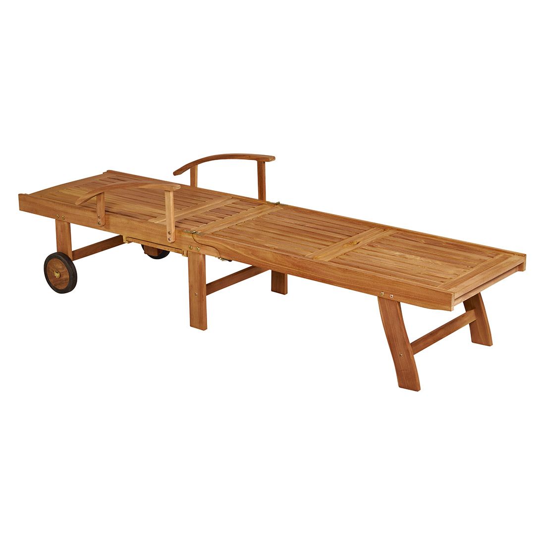 OUTLIV. Ontario Gartenliege verstellbar Teak