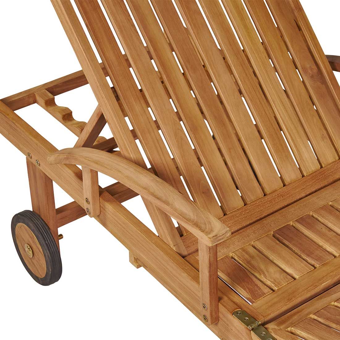 OUTLIV. Ontario Gartenliege verstellbar Teak
