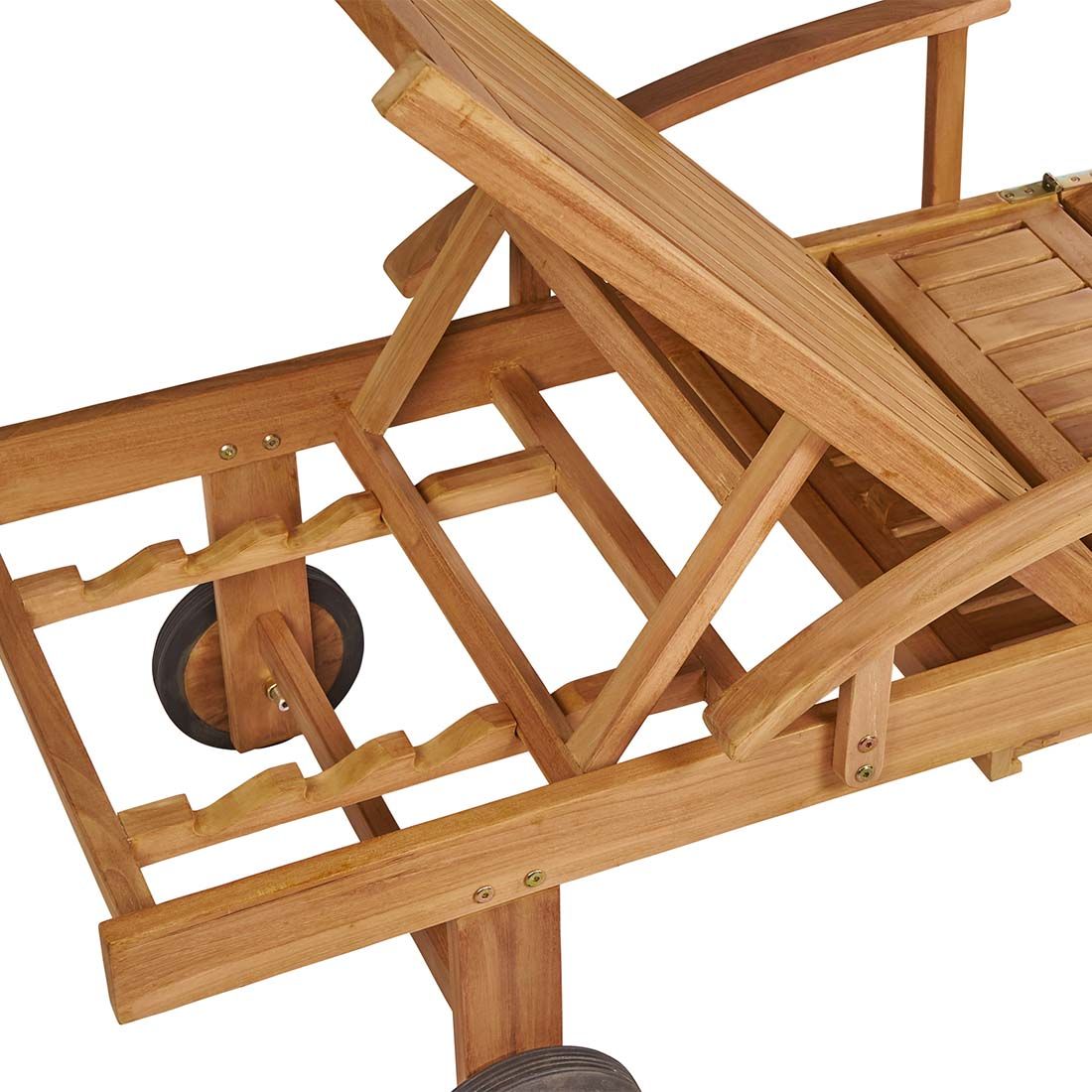 OUTLIV. Ontario Gartenliege verstellbar Teak