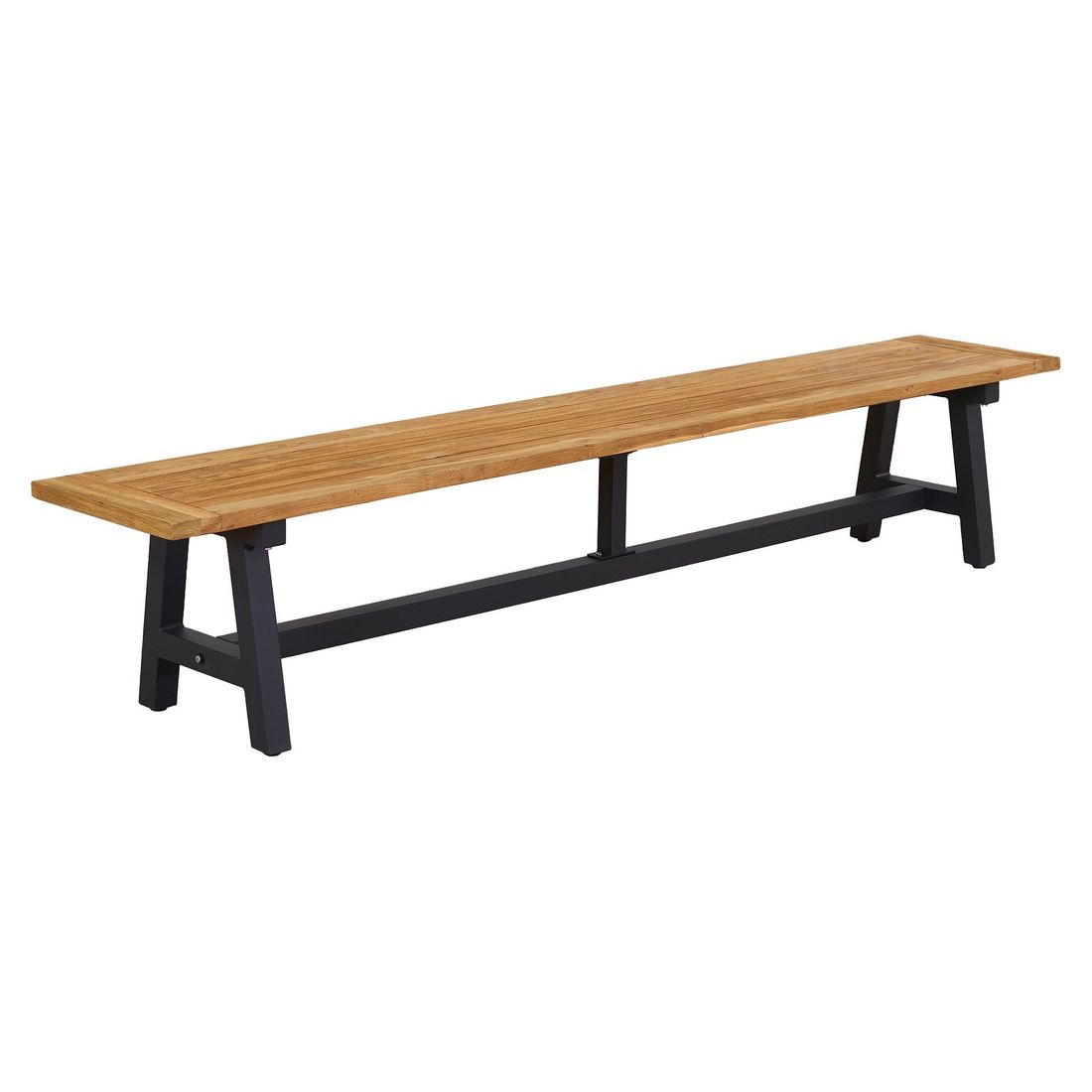 OUTLIV. Omaha Gartenbank Aluminium/Teak recycelt