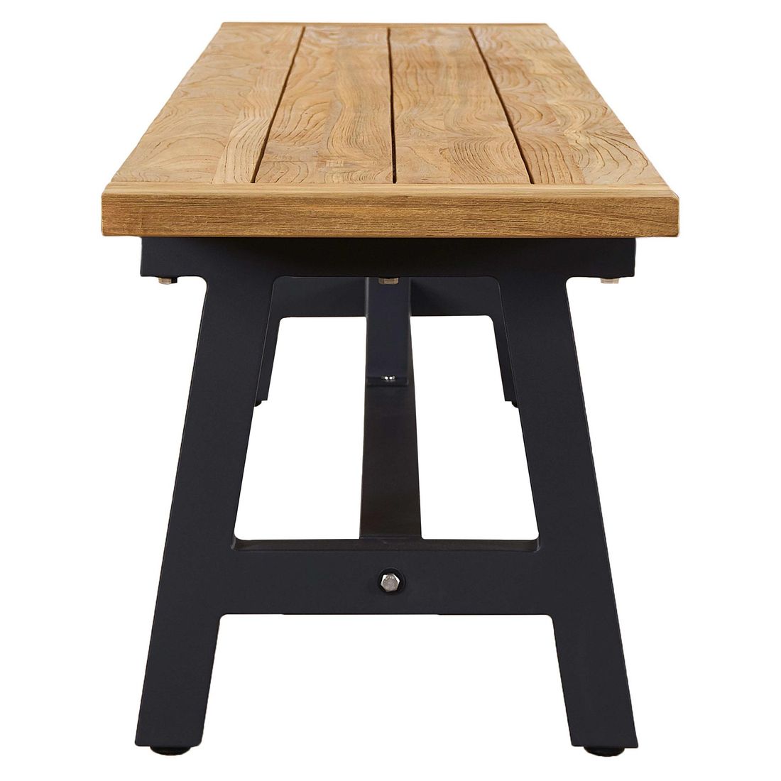 OUTLIV. Omaha Gartenbank Aluminium/Teak recycelt