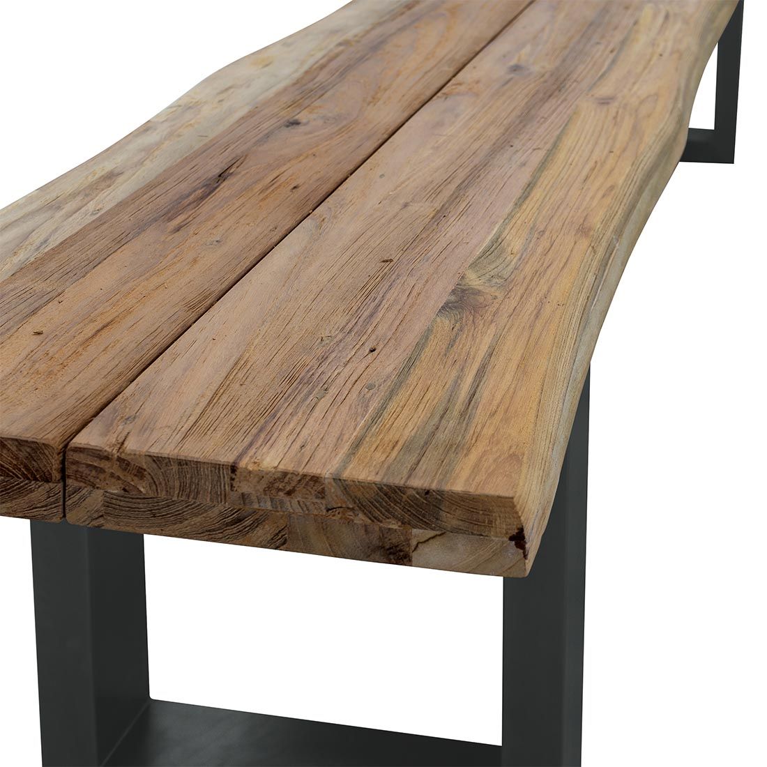 OUTLIV. Orlando Gartenbank 240cm Edelstahl/Teak Recycelt
