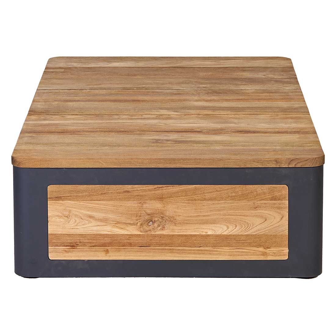 OUTLIV. Paros Loungetisch 113x70cm Aluminium/Teak recycelt