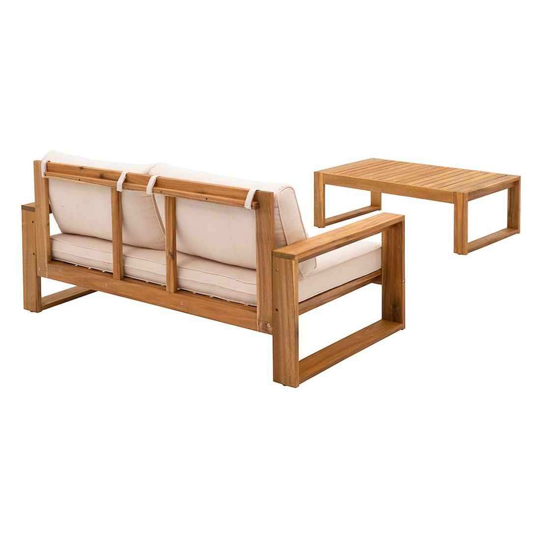 OUTLIV. Santa Cruz Loungeset inkl. Loungetisch Akazie/Polyester