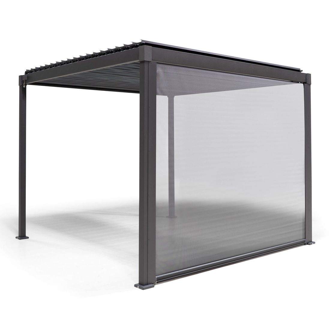 OUTLIV. Solid Seitenrollo für Gartenpergola 300cm Aluminium/Textilene