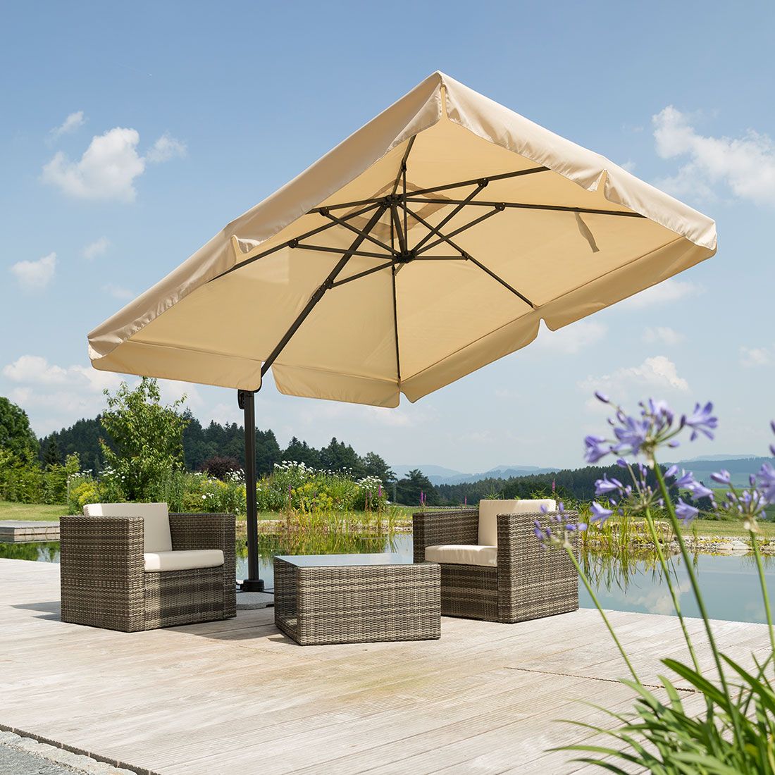Schneider Rhodos Ampelschirm 300x300cm