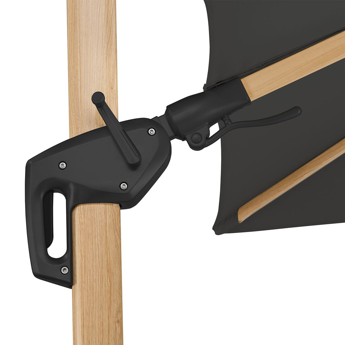 Schneider Rhodos Twist-Woody Ampelschirm 300x300cm